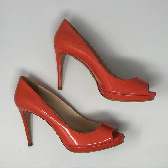 Prada Coral Pump Heels 39 - Picture 1 of 10